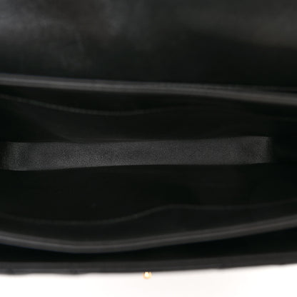 Chanel Lambskin Chevron Quilted Medium Trendy CC Dual Handle Flap Bag Black 5 of 13