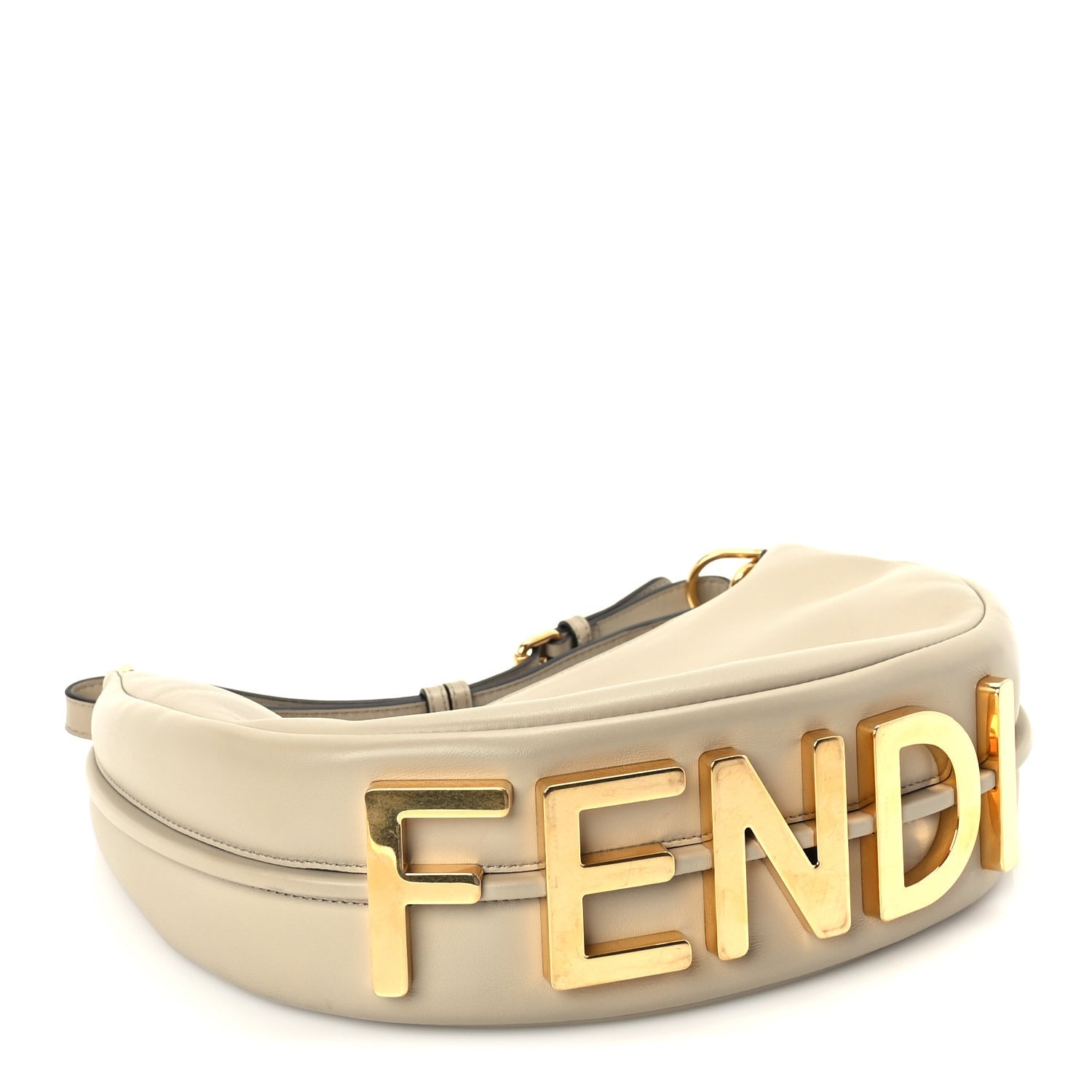 Fendi Vitello Grace Matte Small graphy Hobo Bag  Nuvola 3 of 8