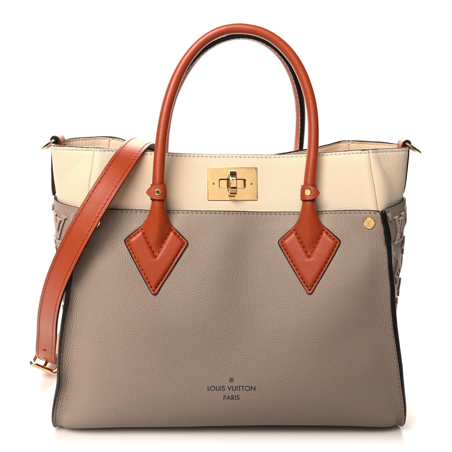 Louis Vuitton Calfskin Monogram Tufting On My Side Galet 1 of 9