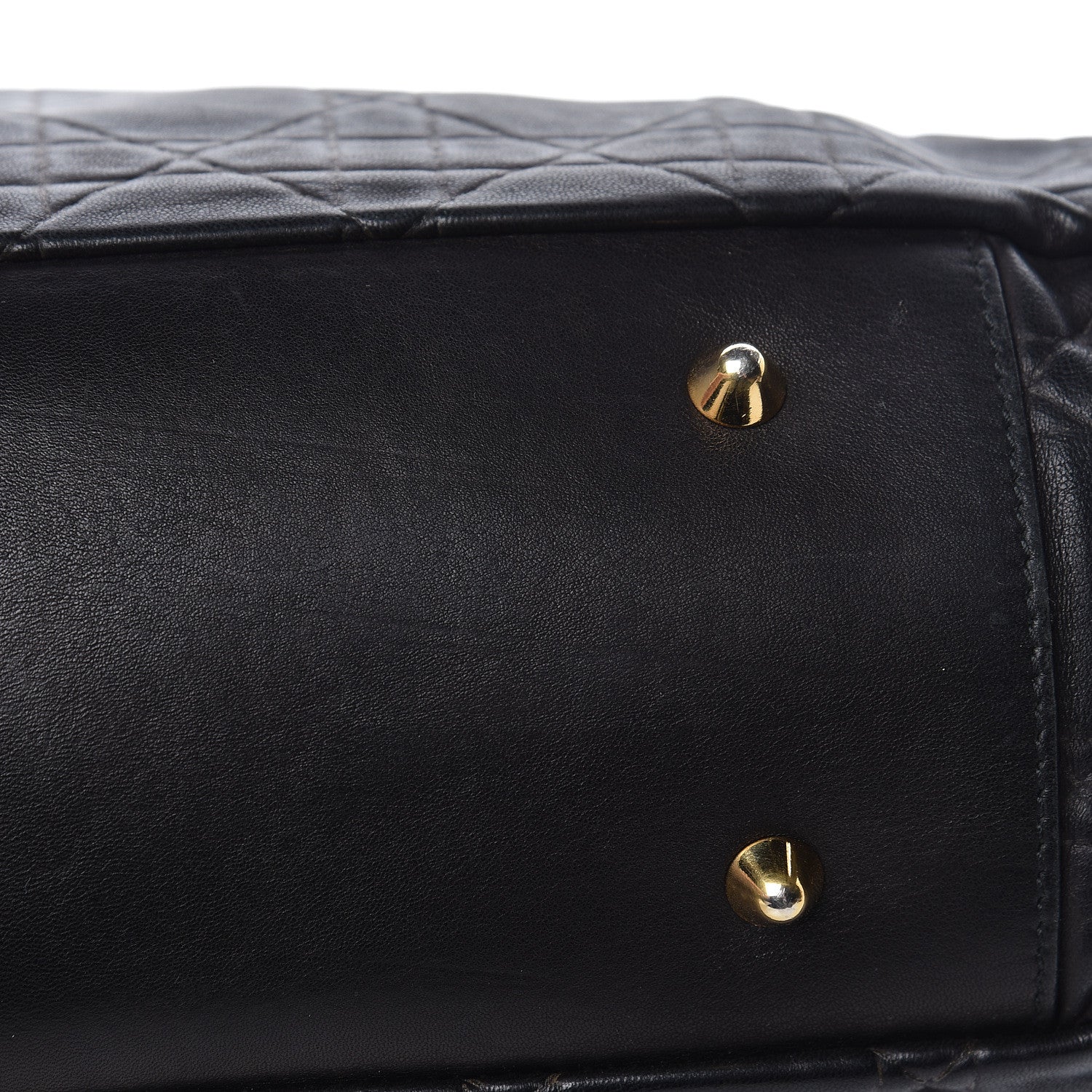 Christian Dior Lambskin Cannage Dior Soft Shopping Tote Black 14 of 18