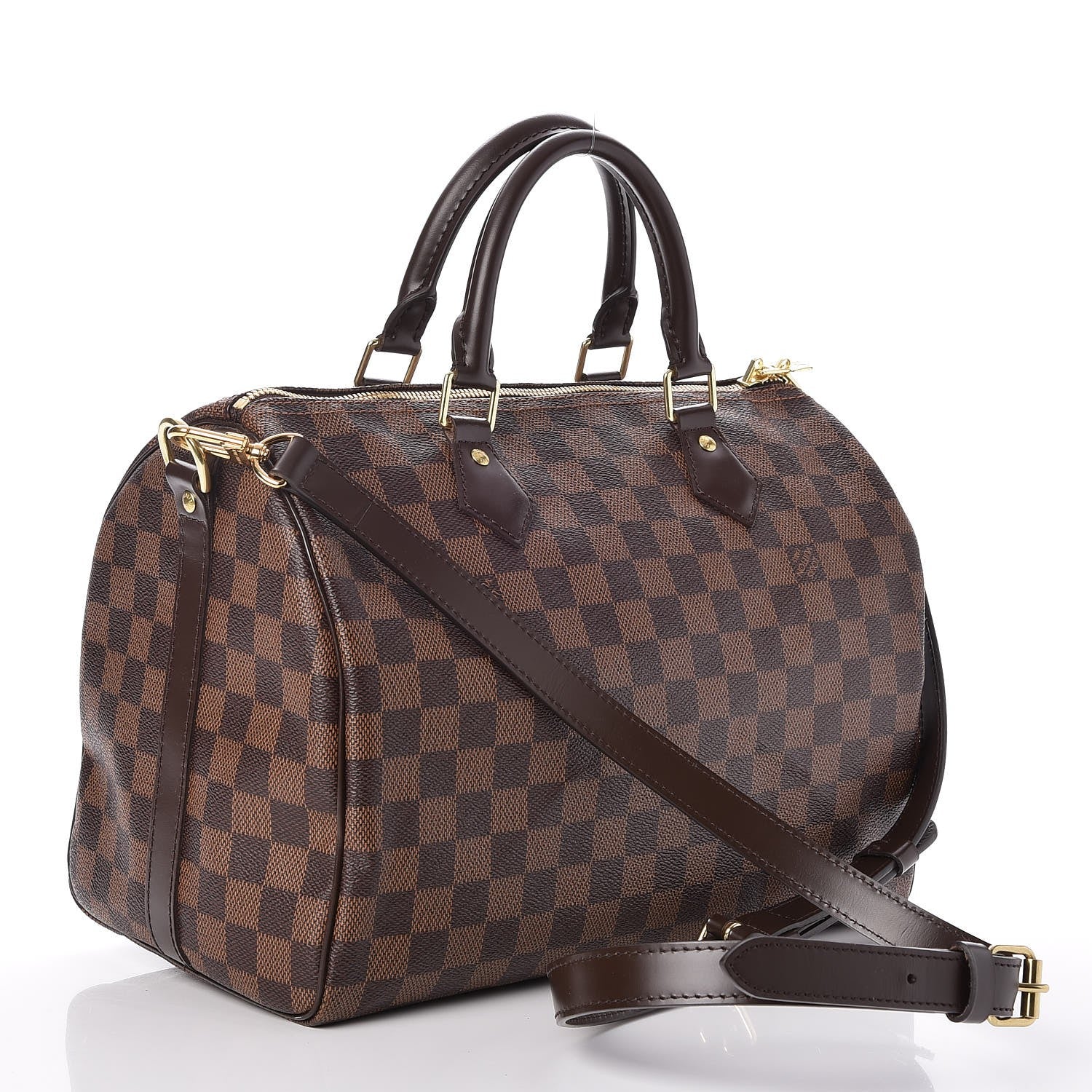 Louis Vuitton Damier Ebene Speedy Bandouliere 30 3 of 9