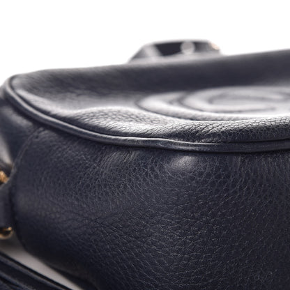 Gucci Pebbled Calfskin Small Soho Disco Bag Blue 10 of 18