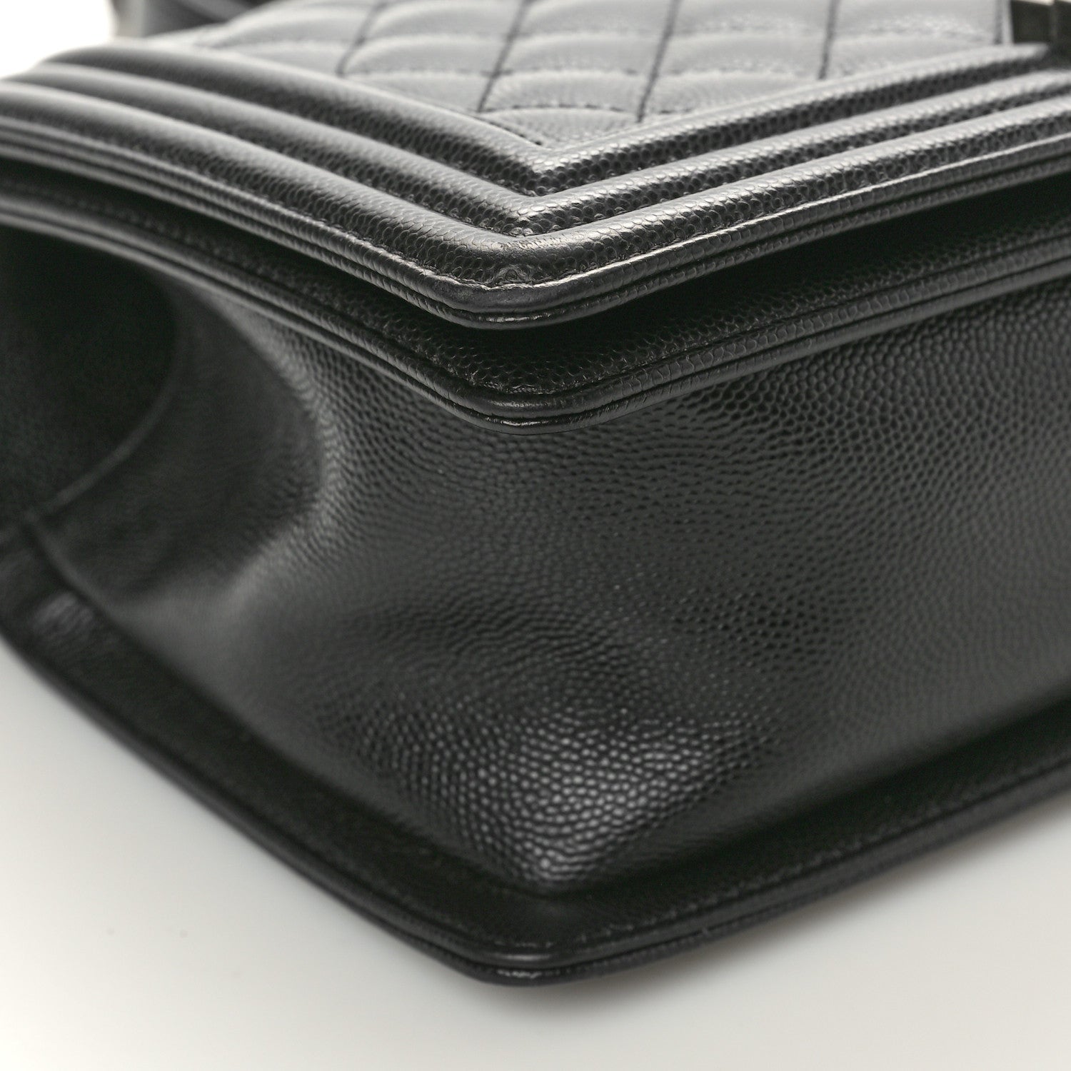 Chanel Caviar Quilted Medium Boy Flap Black 9 of 10