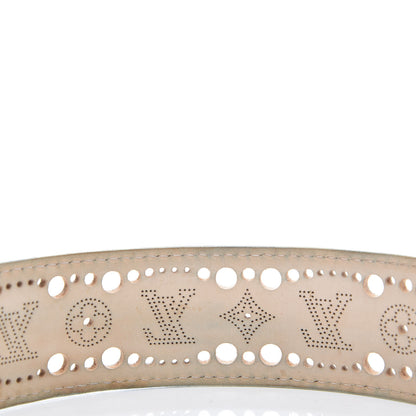 Louis Vuitton Nomade Perforation Belt 85 34 White 8 of 8
