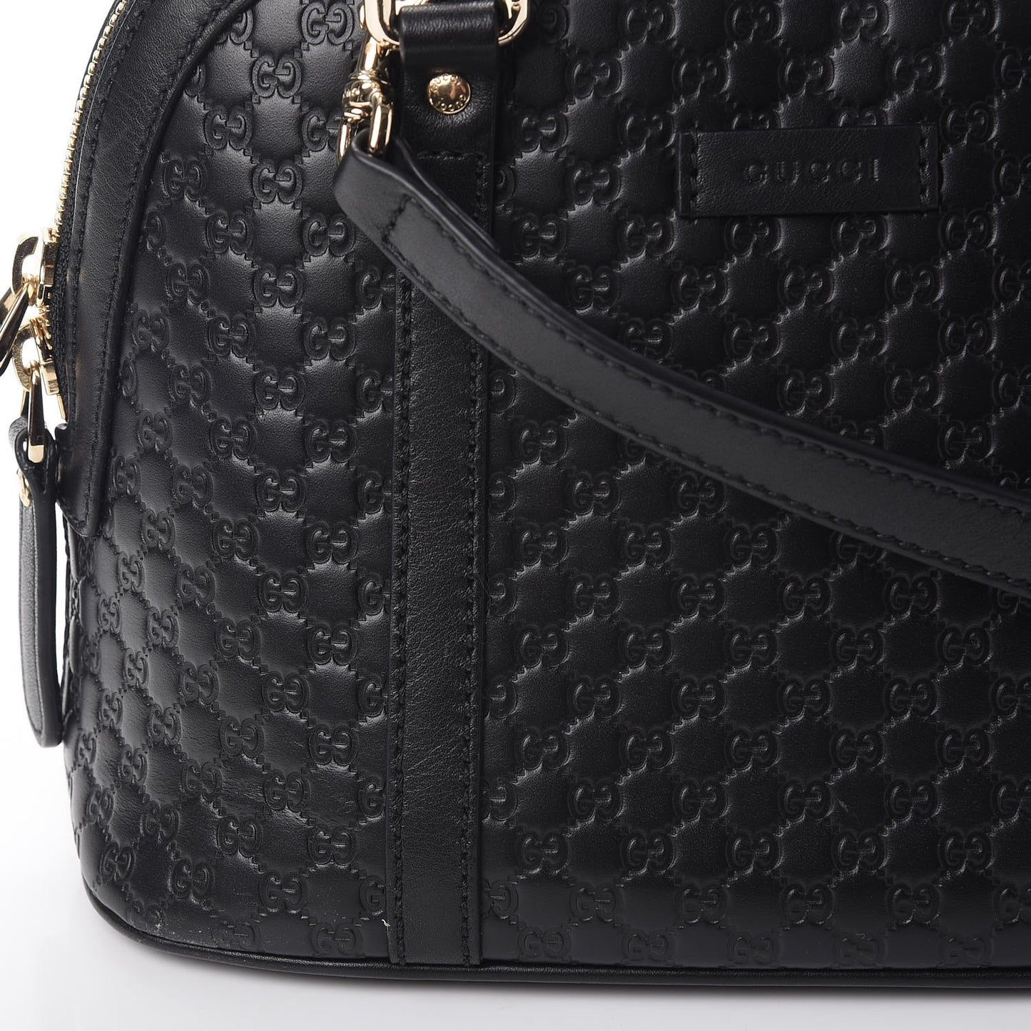 Microguccissima Mini Dome Bag Black