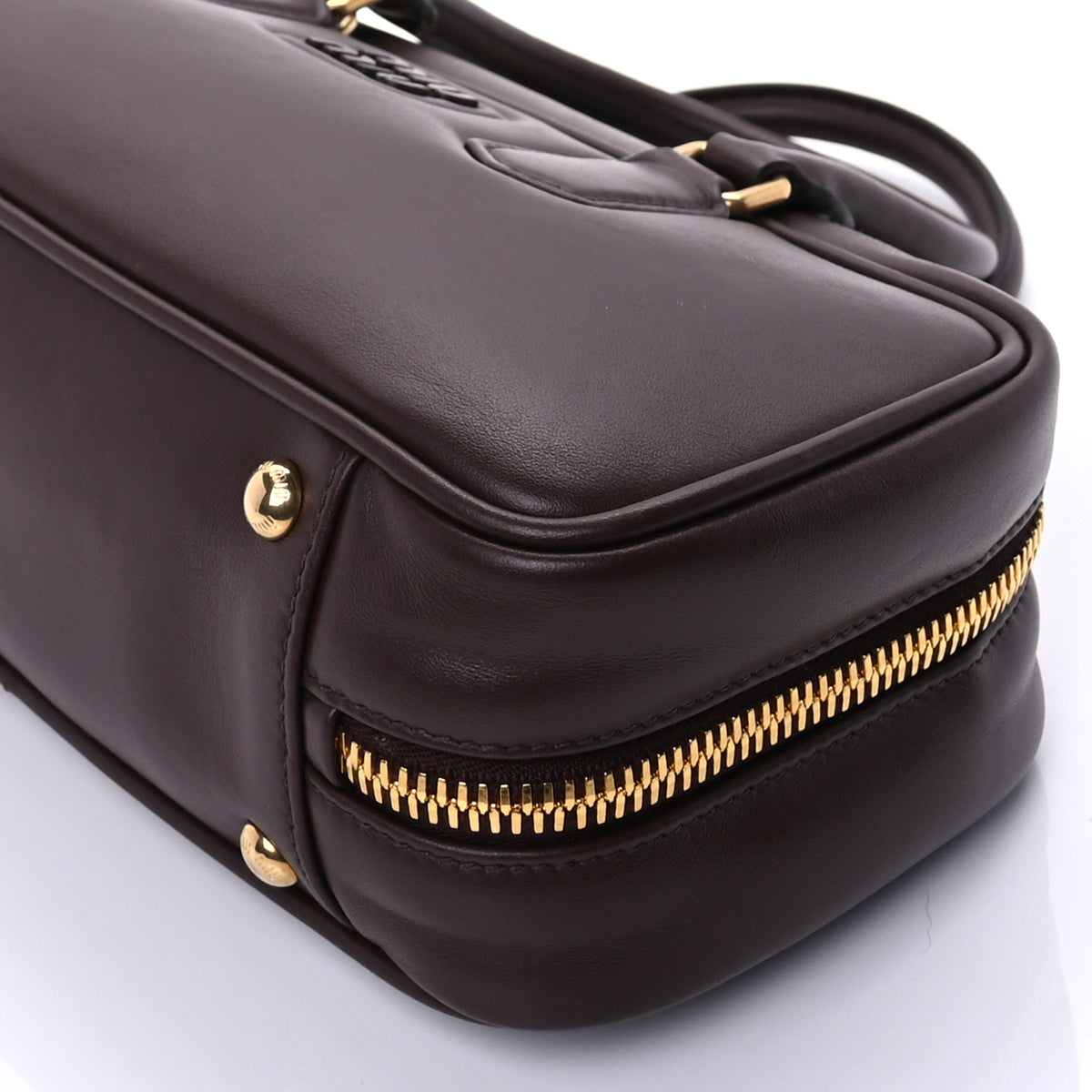 Miu Miu Calfskin Arcadie Top Handle Bag Radica 16 of 16