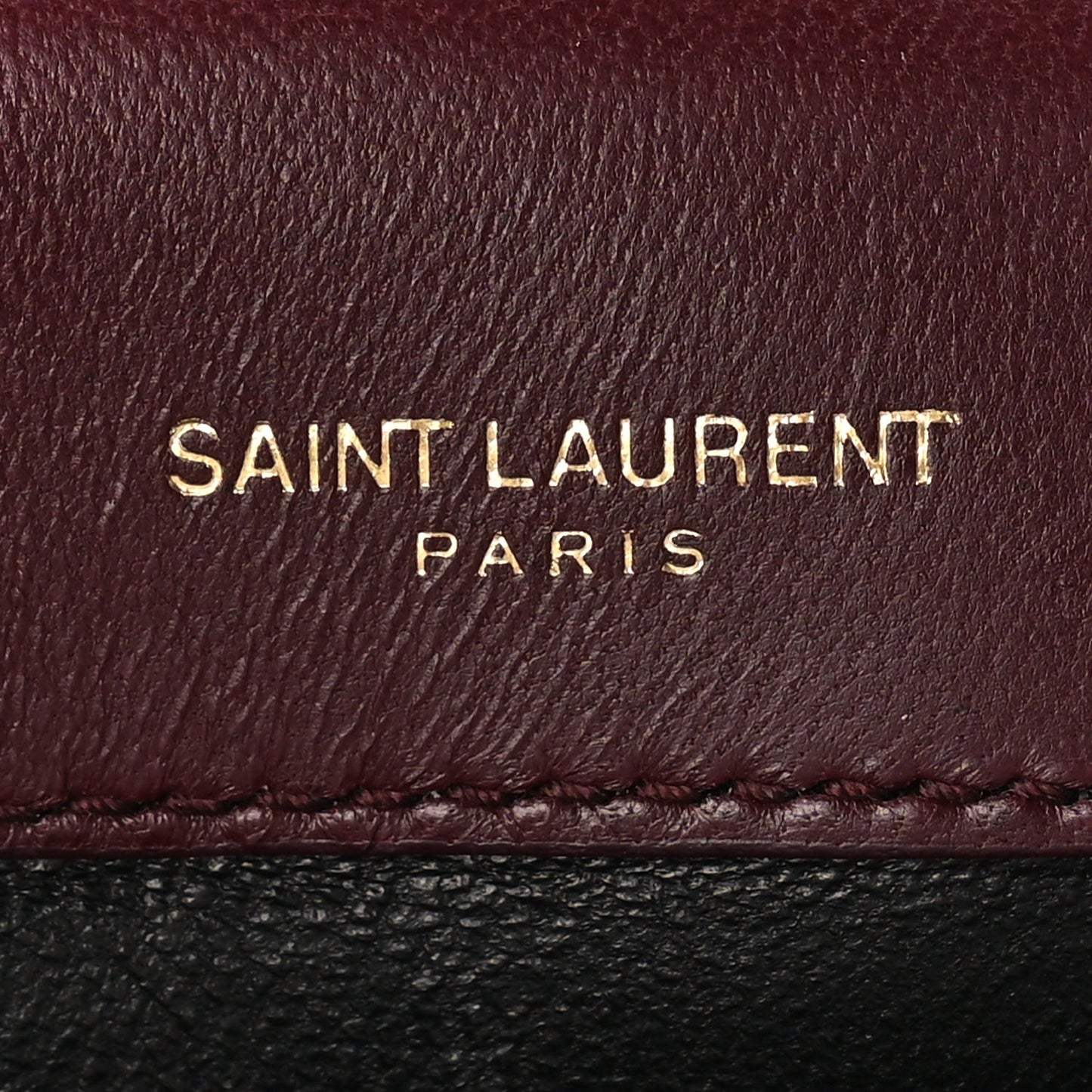 Lambskin Matelasse Monogram Medium Vicky Chain Bag Dark Legion Red