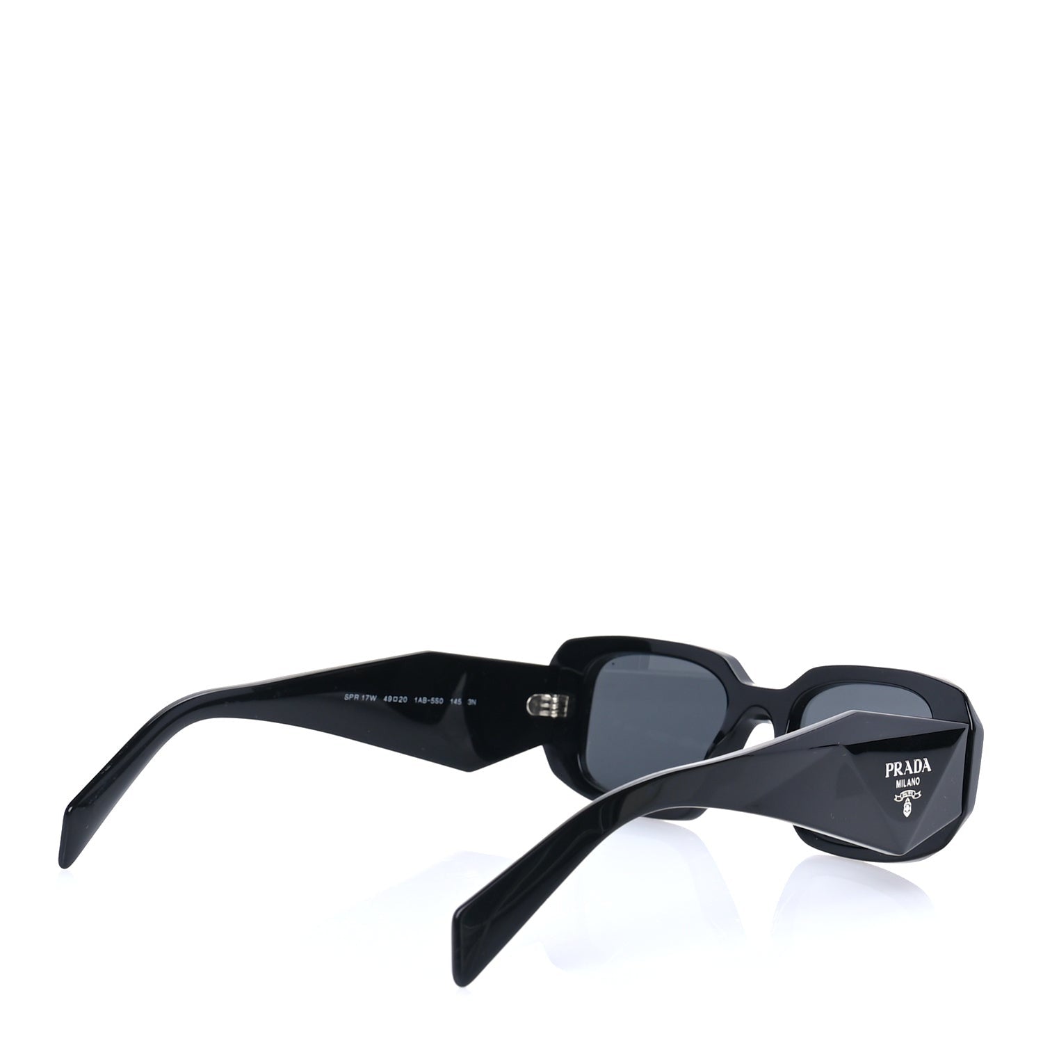Prada Acetate Symbole Sunglasses SPR 17W  Black 4 of 7