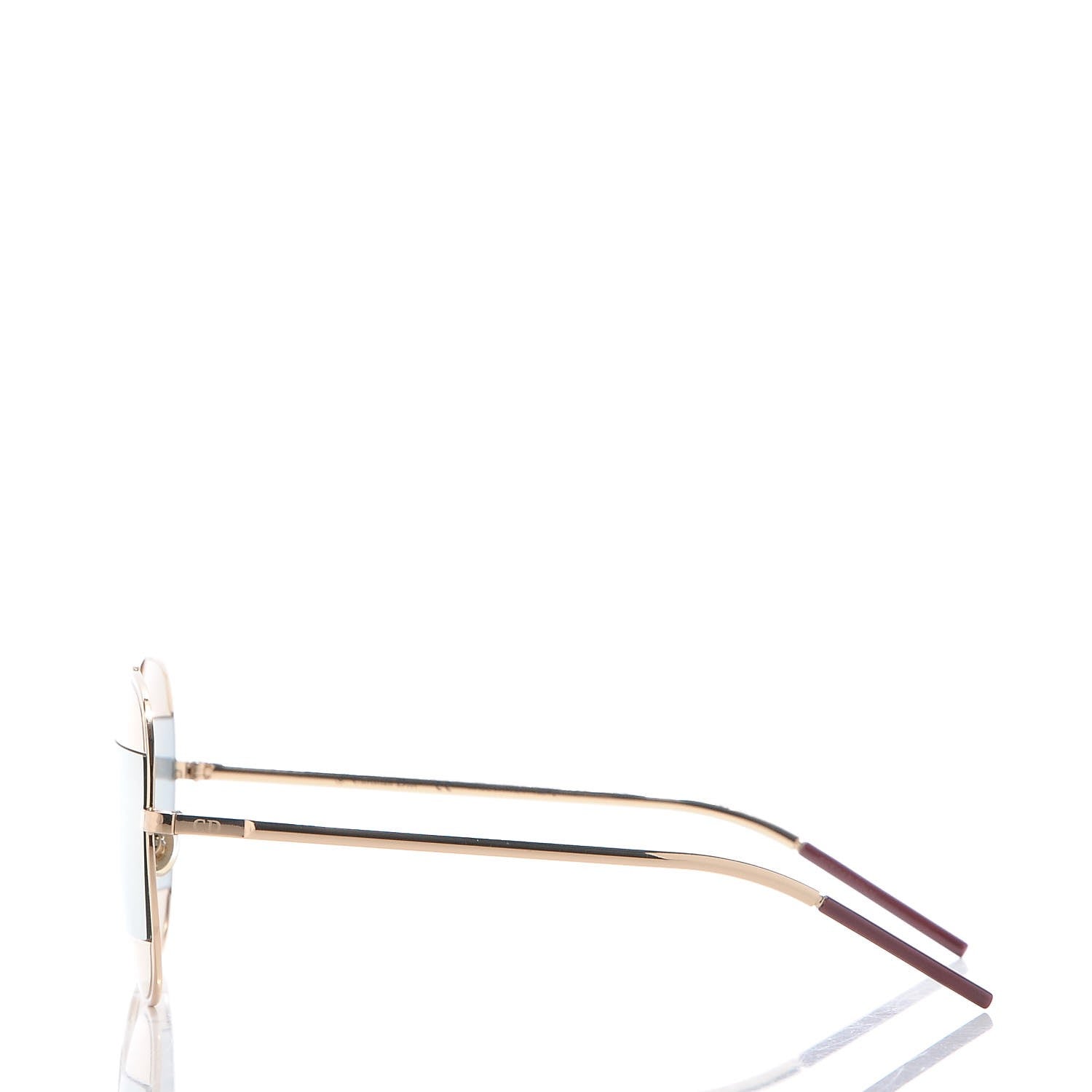 Christian Dior Split 1 Aviator Sunglasses Gold 3 of 6