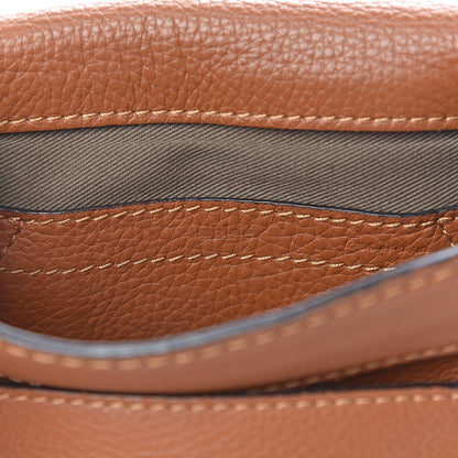 Chloe Calfskin Mini Marcie Round Crossbody Bag Tan 6 of 13