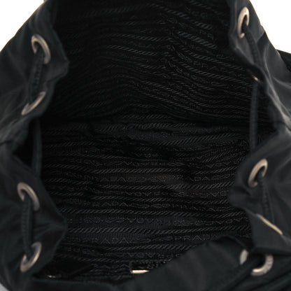 Prada Nylon Vela Double Buckle Backpack Black 4 of 10