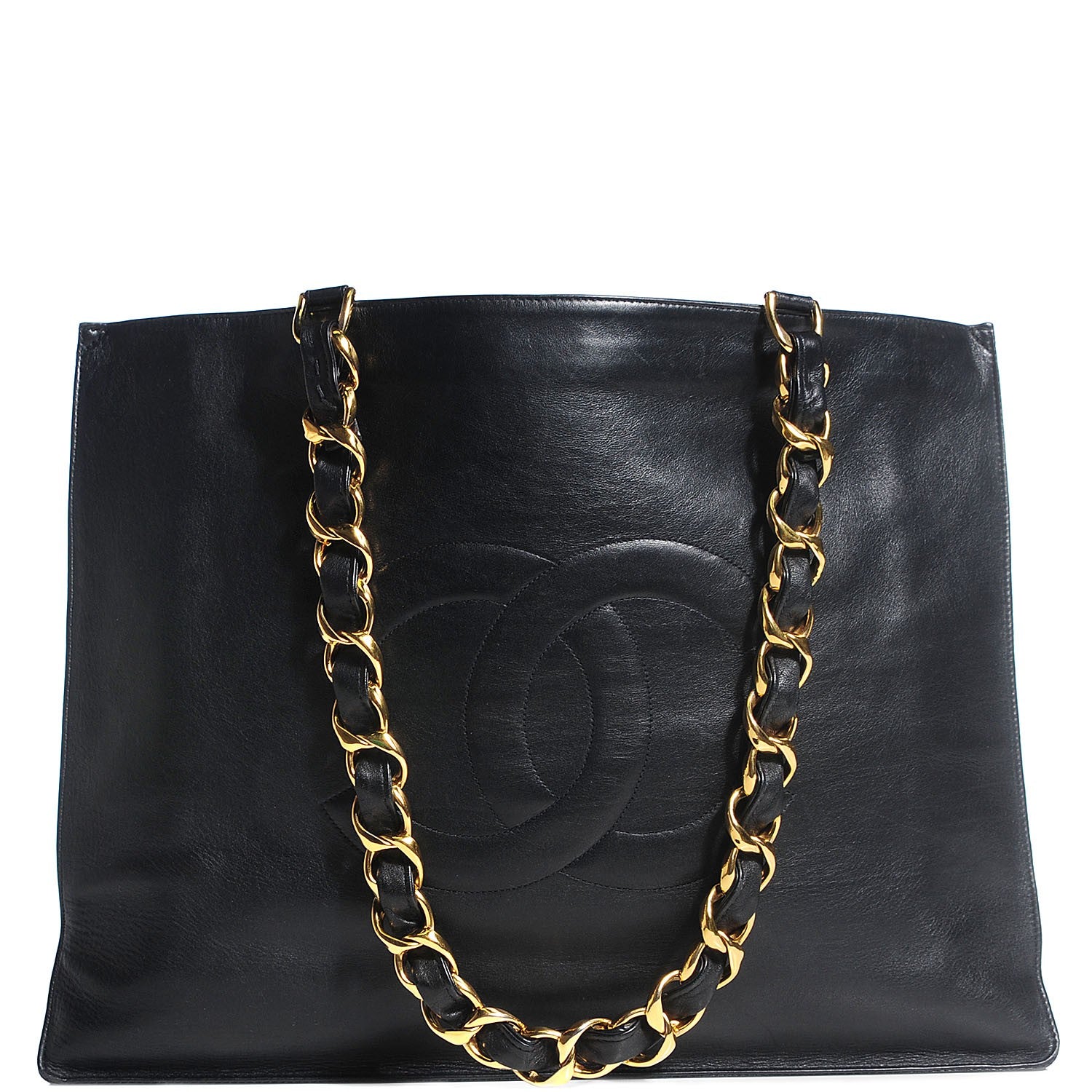 Chanel Lambskin Jumbo Shoulder Bag Black 1 of 8
