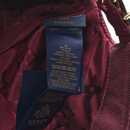 Louis Vuitton Wool Silk Monogram Endless Cap M Bordeaux 7 of 7
