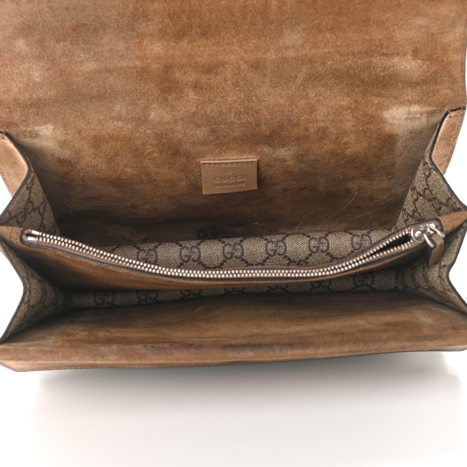 Gucci GG Supreme Monogram Small Dionysus Shoulder Bag Taupe 5 of 15