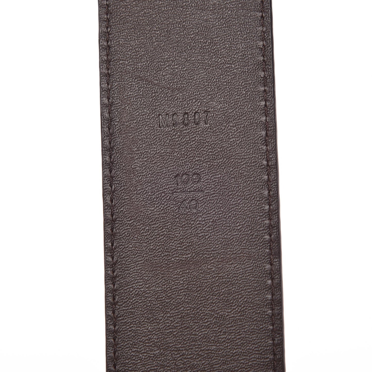 Damier Ebene 40mm LV Initiales Belt 100 40