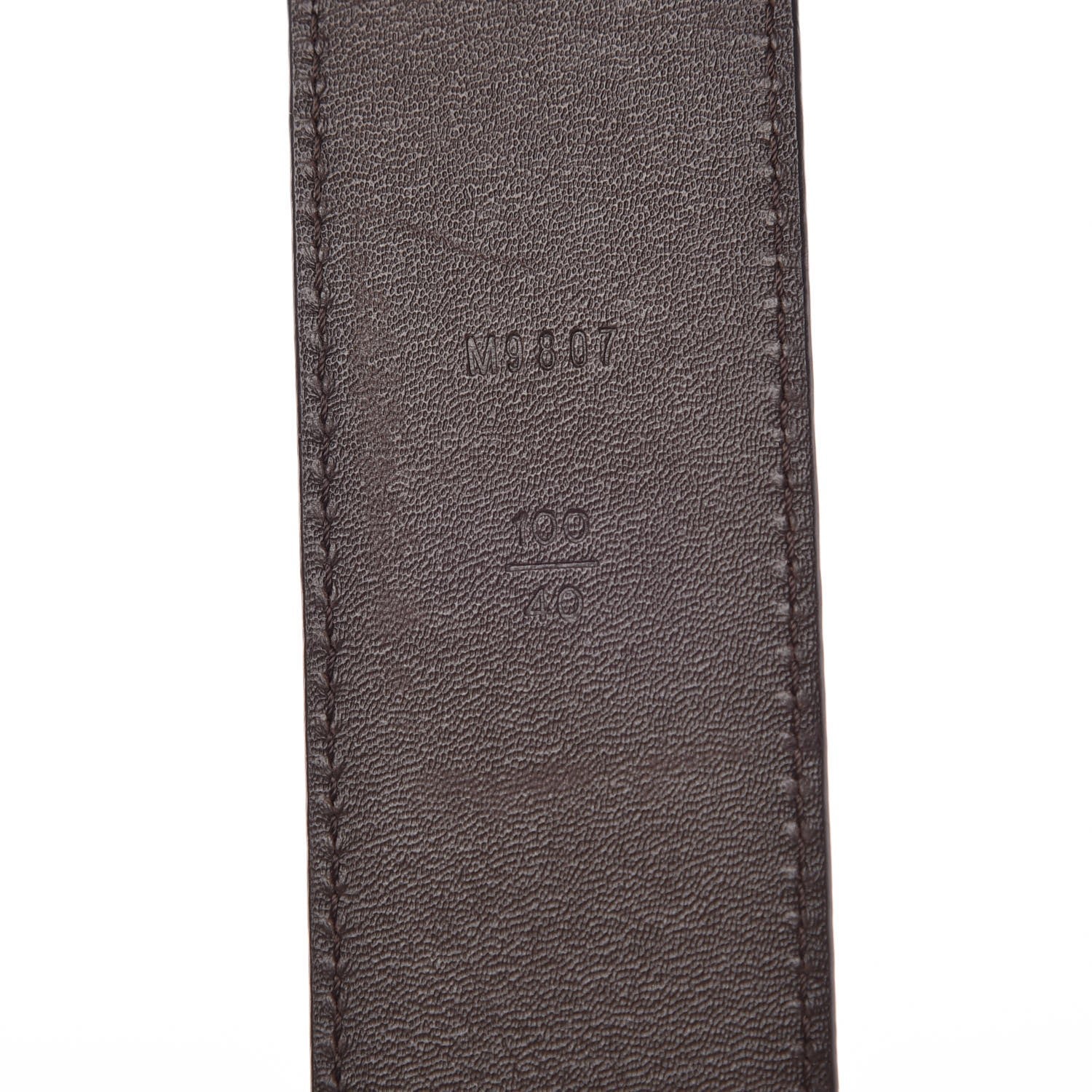 Louis Vuitton Damier Ebene 40mm LV Initiales Belt 100 40 7 of 7