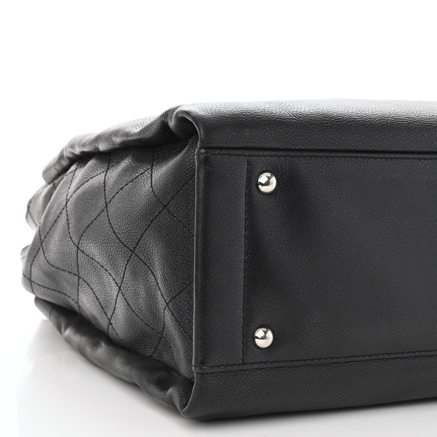 Caviar Executive Cerf Shopper Tote Black