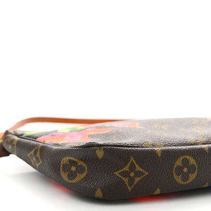 Louis Vuitton Monogram Roses Pochette Accessories 9 of 10