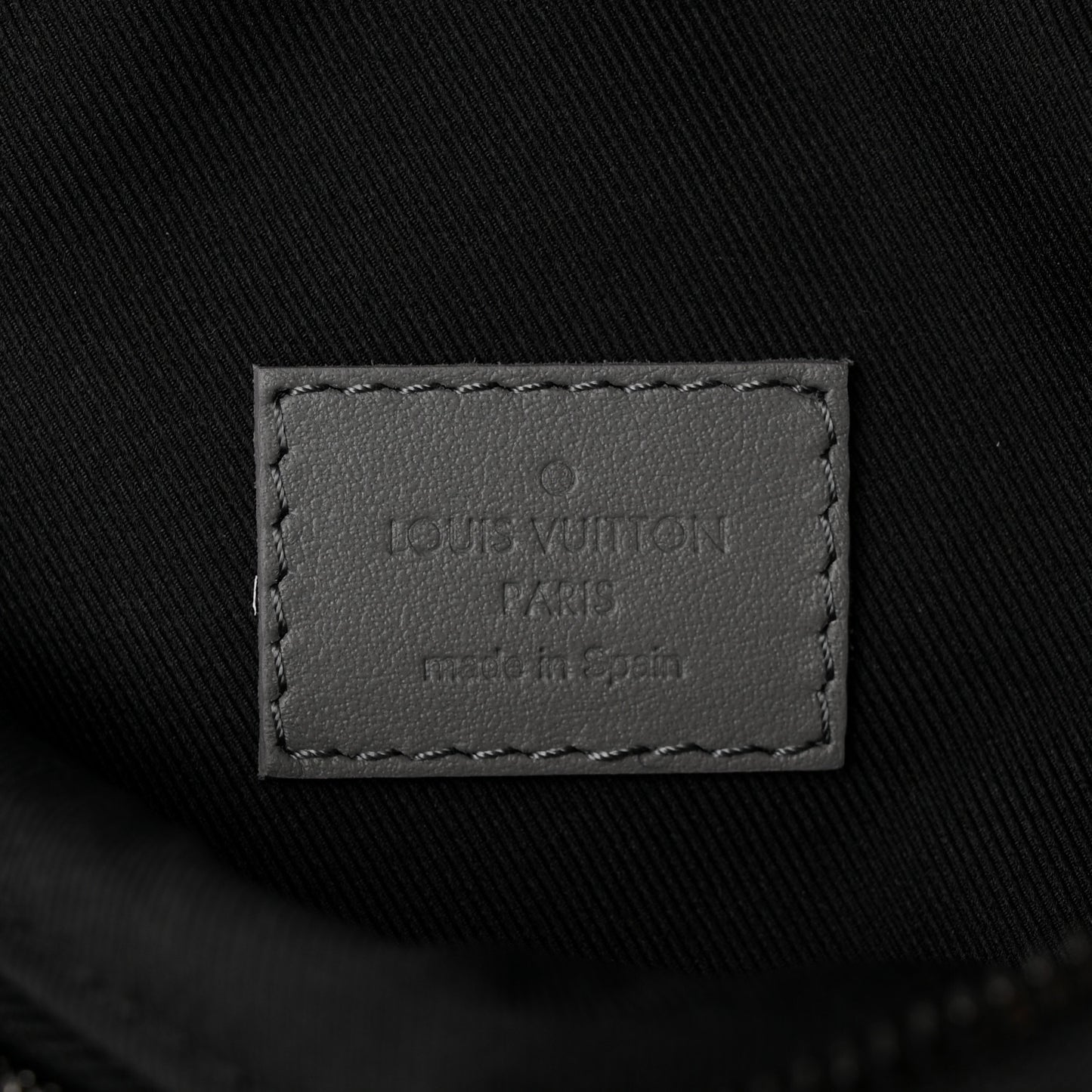 Calfskin Monogram Shadow Discovery Bumbag PM Gray