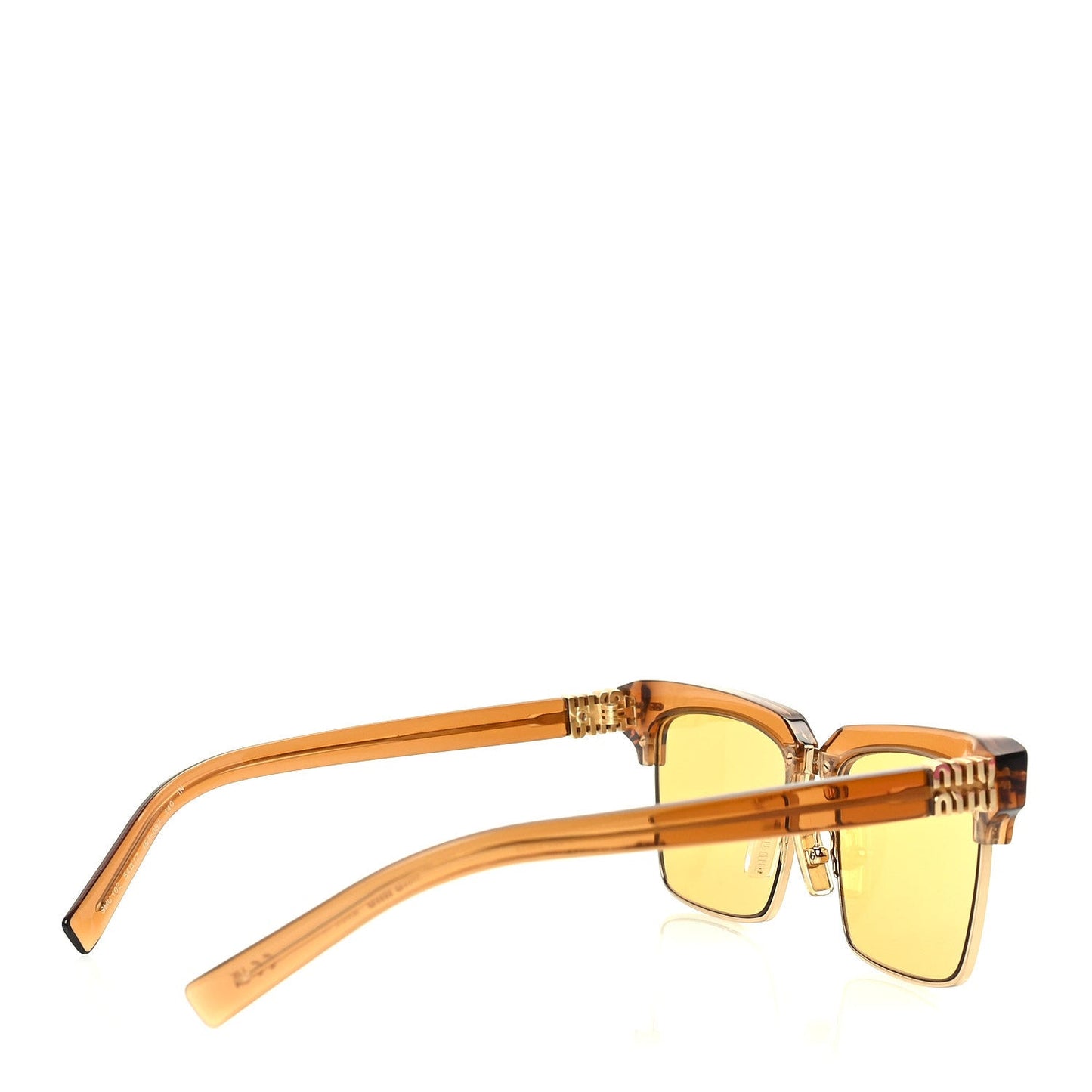 Acetate Square SMU10Z Sunglasses  Transparent Caramel
