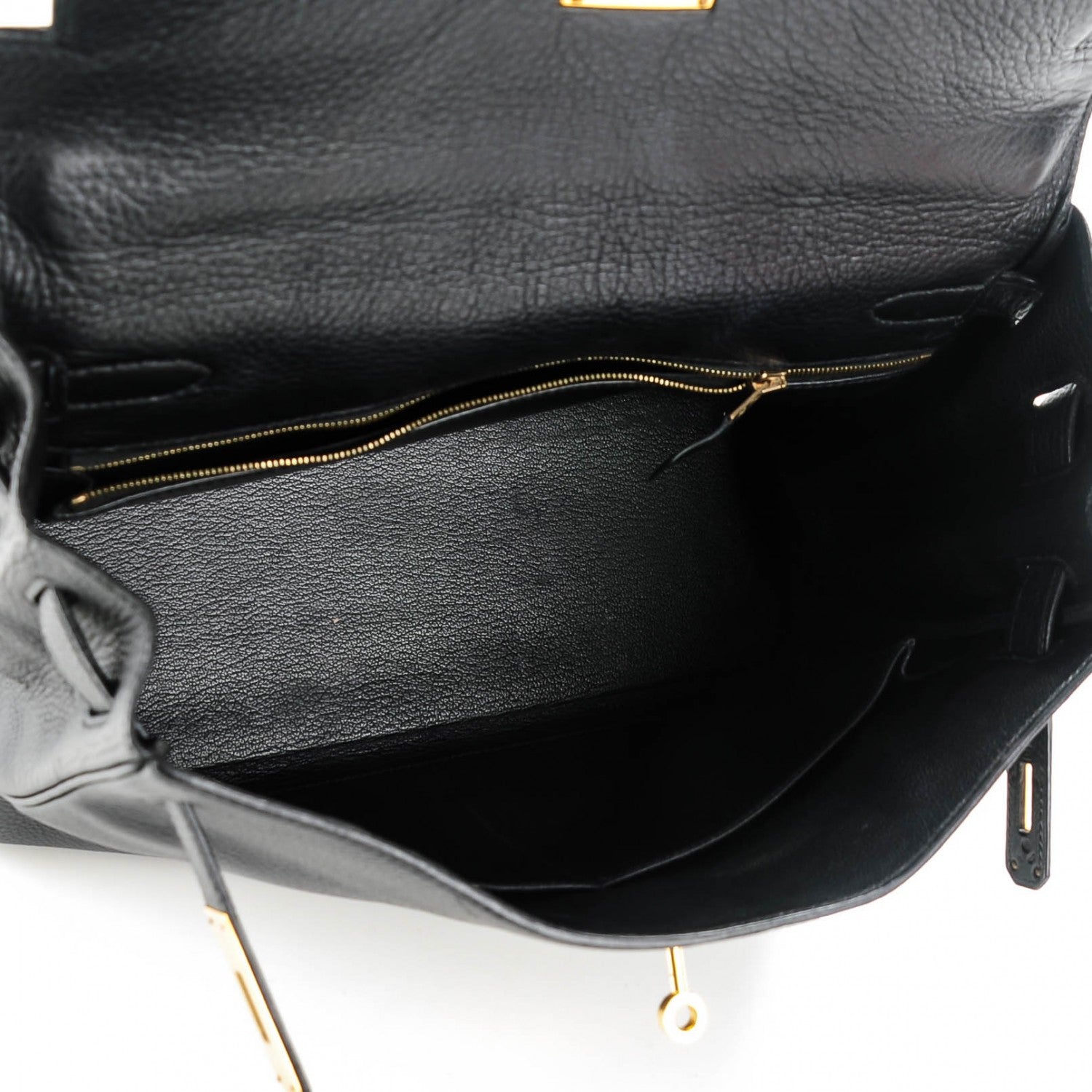 Hermes Taurillon Clemence Kelly Retourne 32 Black 18 of 22