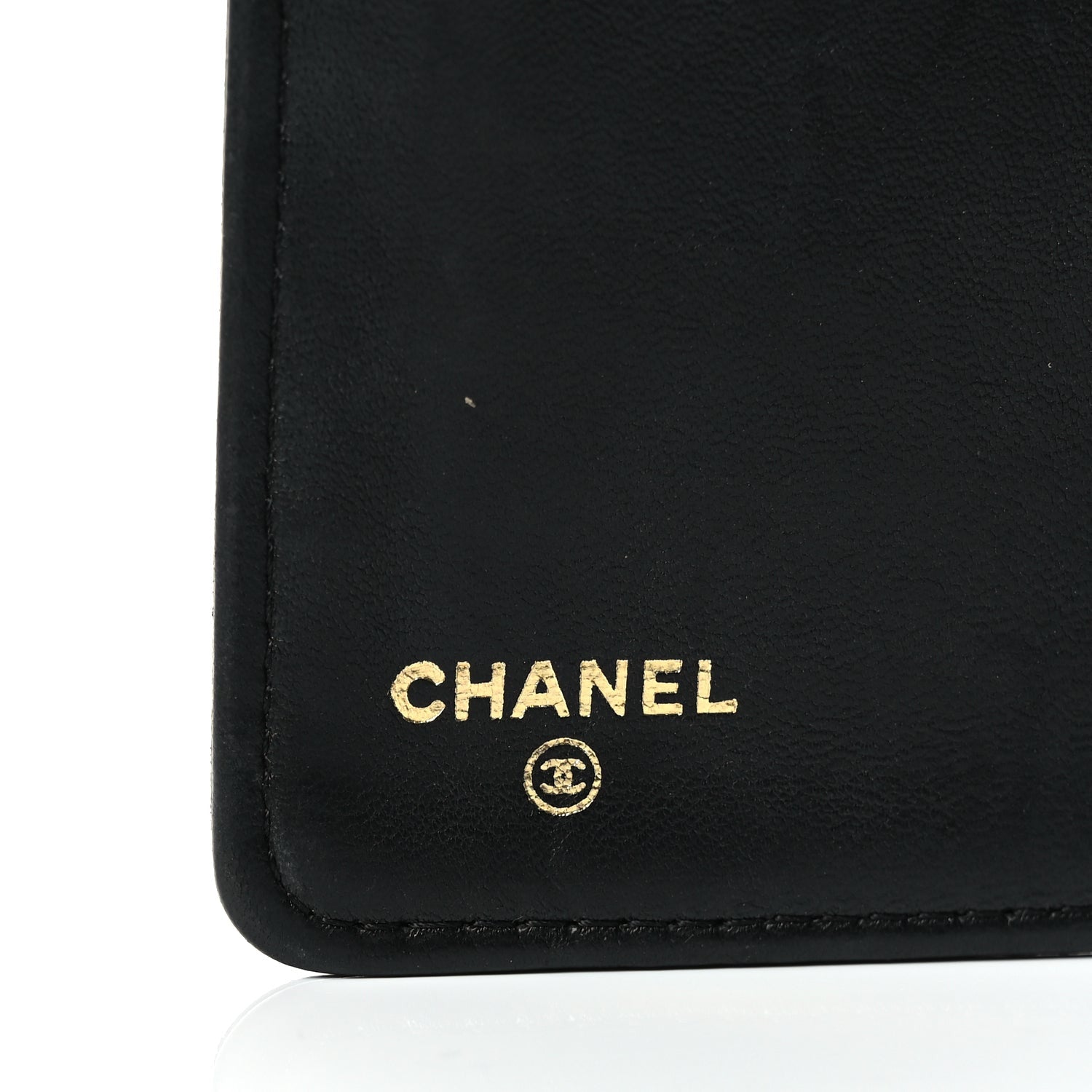 Chanel Lambskin Quilted Boy Yen Wallet Black 6 of 10