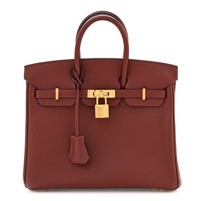 Hermes Epsom Birkin 25 Rouge H 1 of 10