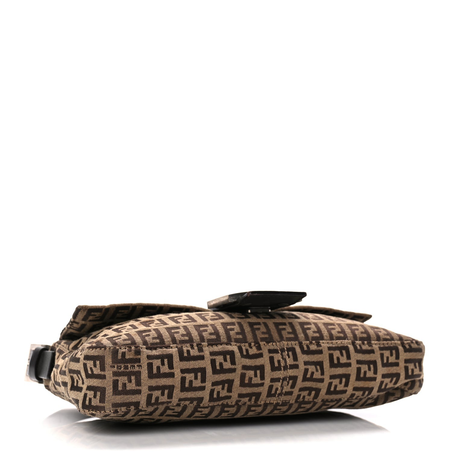 Fendi Zucchino Baguette Toro Mogano Panna 3 of 8