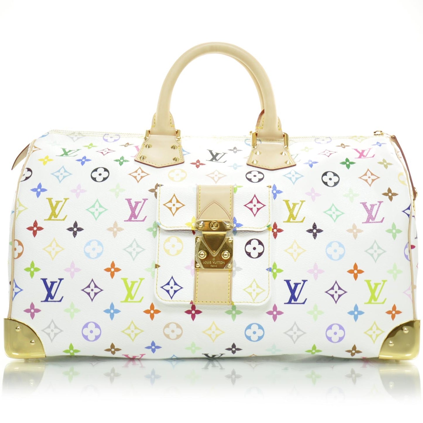 Monogram Multicolor Speedy 40 White
