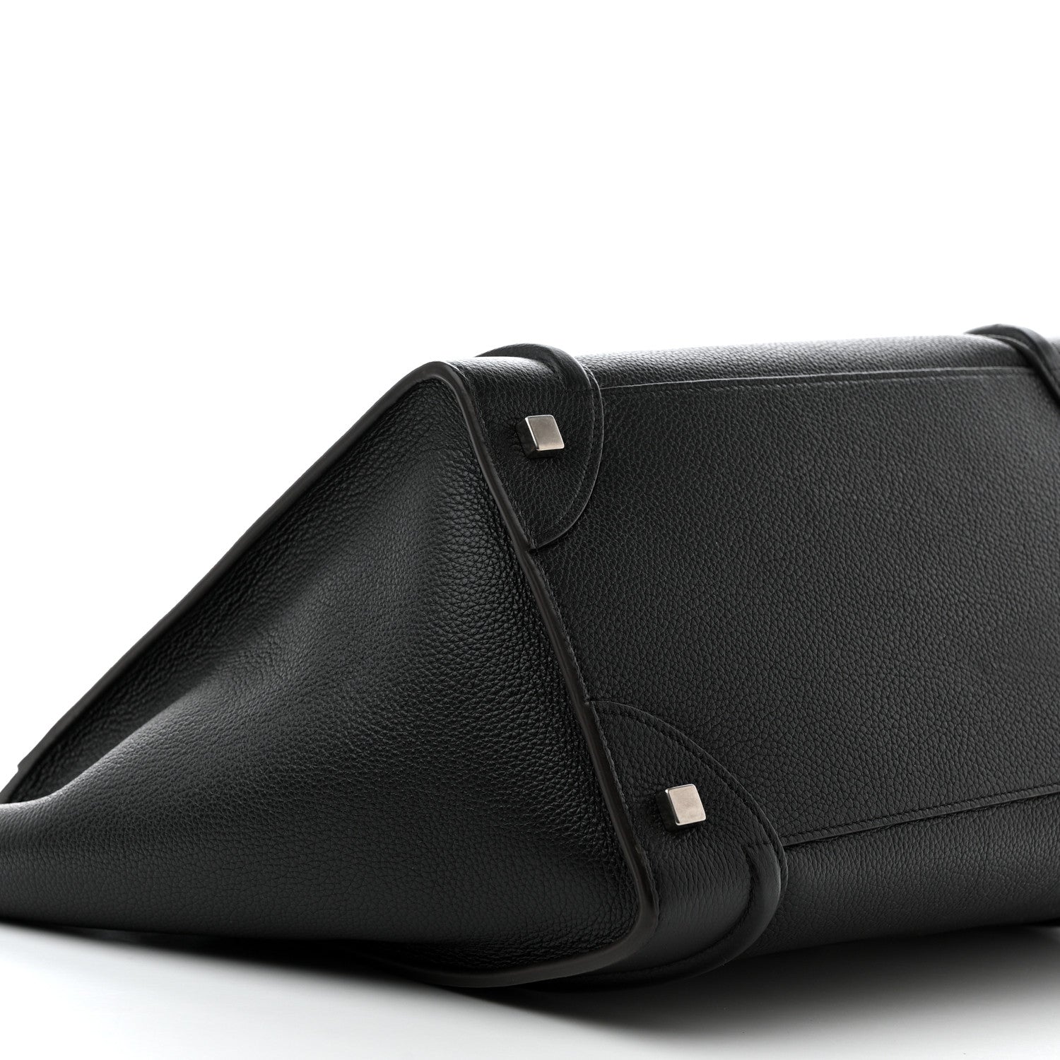 Celine Drummed Calfskin Mini Luggage Black 9 of 11