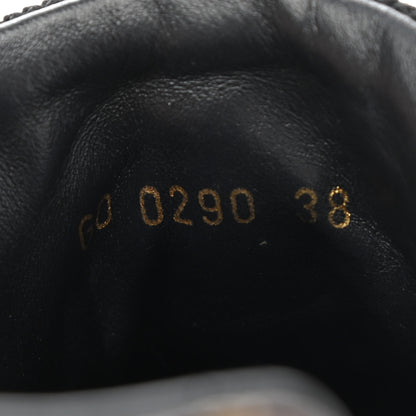 Louis Vuitton Suede Monogram Run Away Sneakers 38 Black 8 of 10