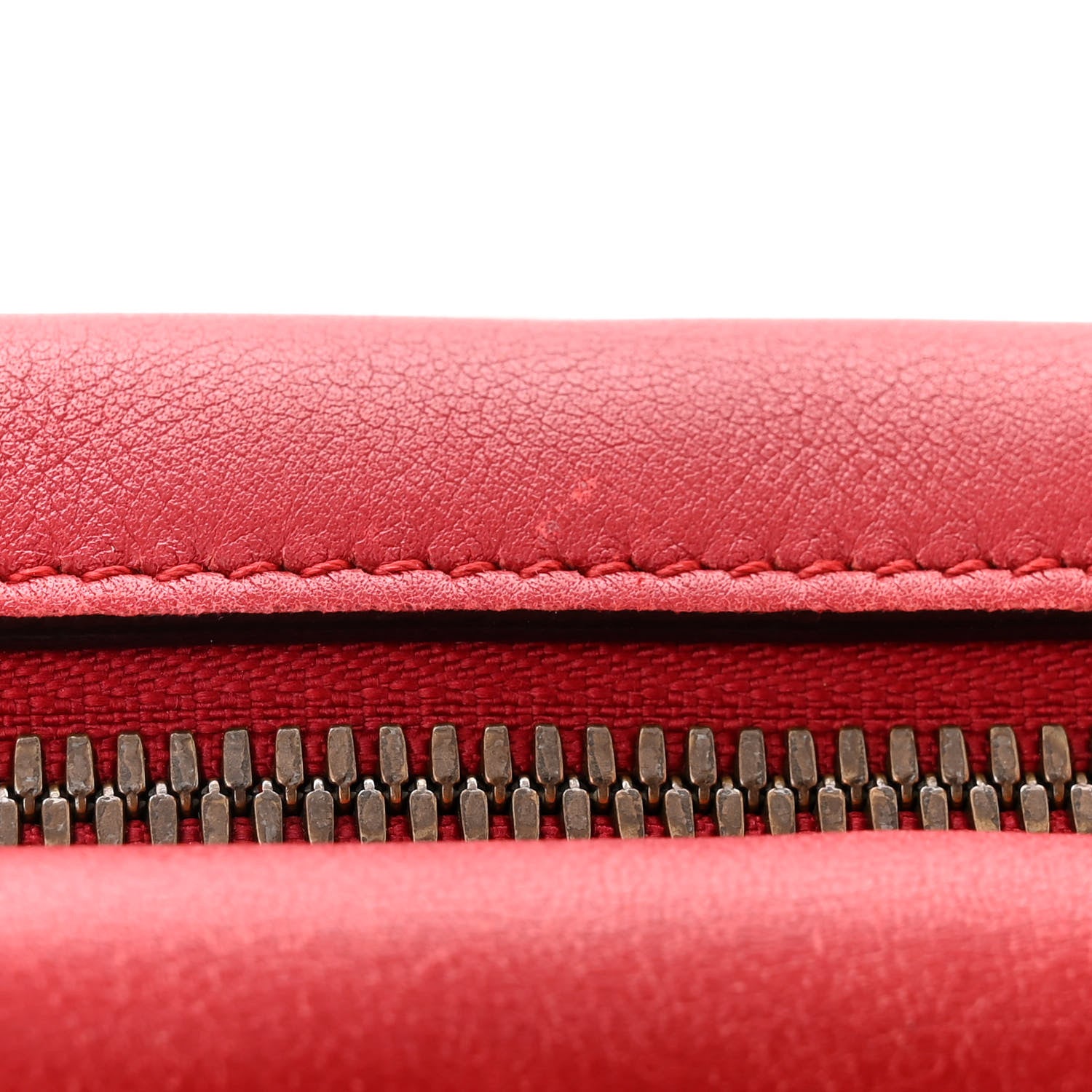 Gucci Calfskin Matelasse Small GG Marmont Chain Shoulder Bag Hibiscus Red 13 of 14