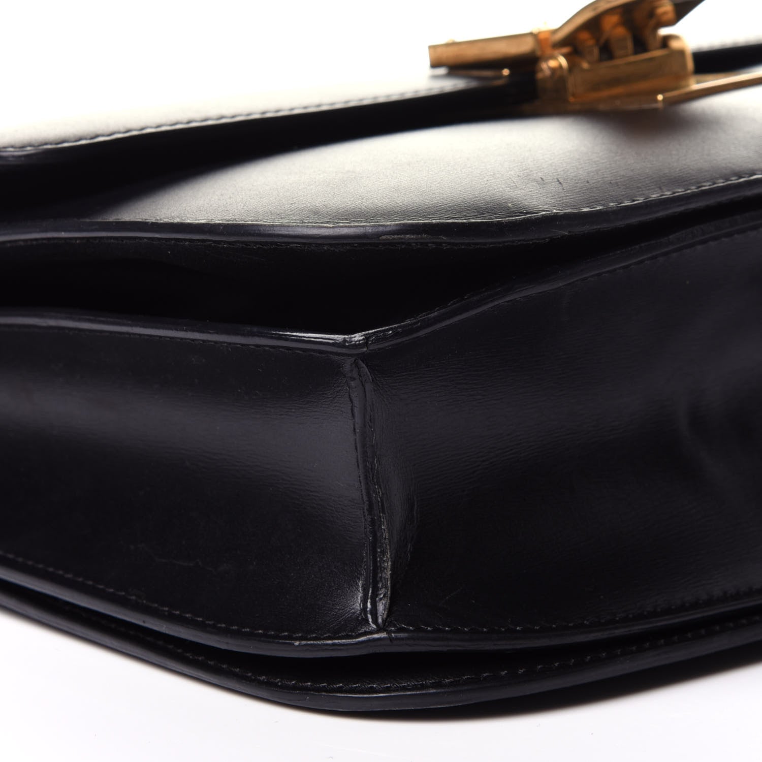 Celine Box Calfskin Medium Classic Box Flap Bag Black 8 of 12