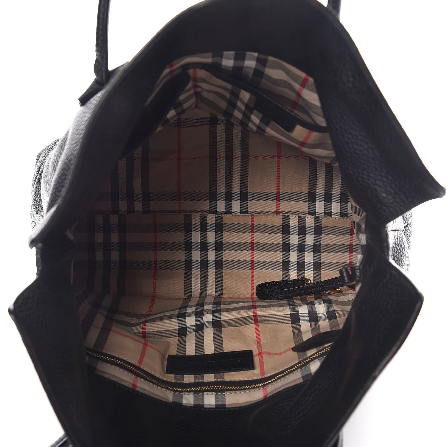 Burberry London Grainy Calfskin Medium Baynard Tote Black 6 of 16