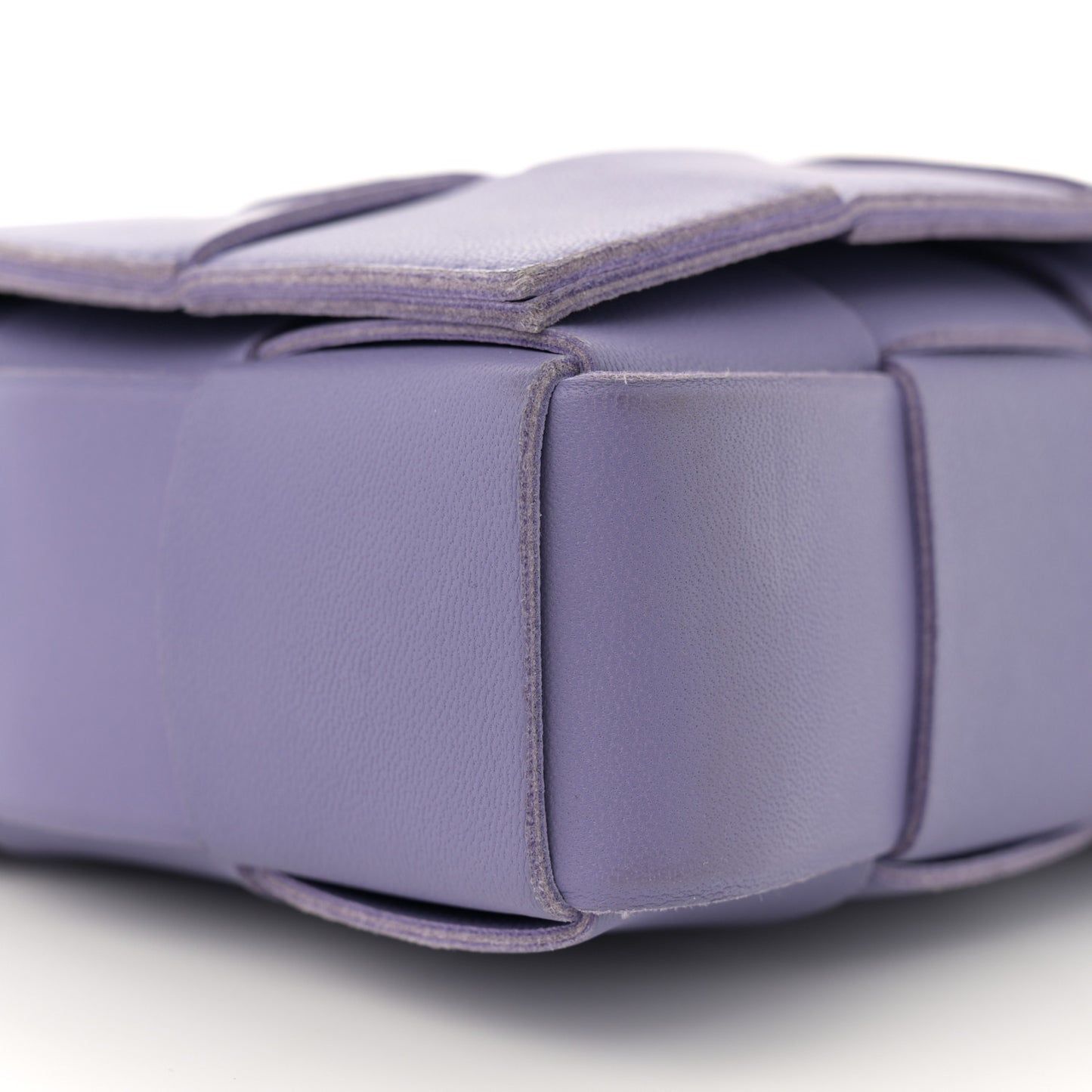 Lambskin Intreccio Cassette Crossbody Bag Wisteria