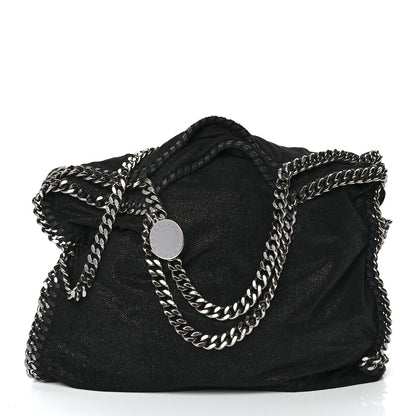 Stella McCartney Shaggy Deer Small Falabella Fold Over Tote Black 1 of 10