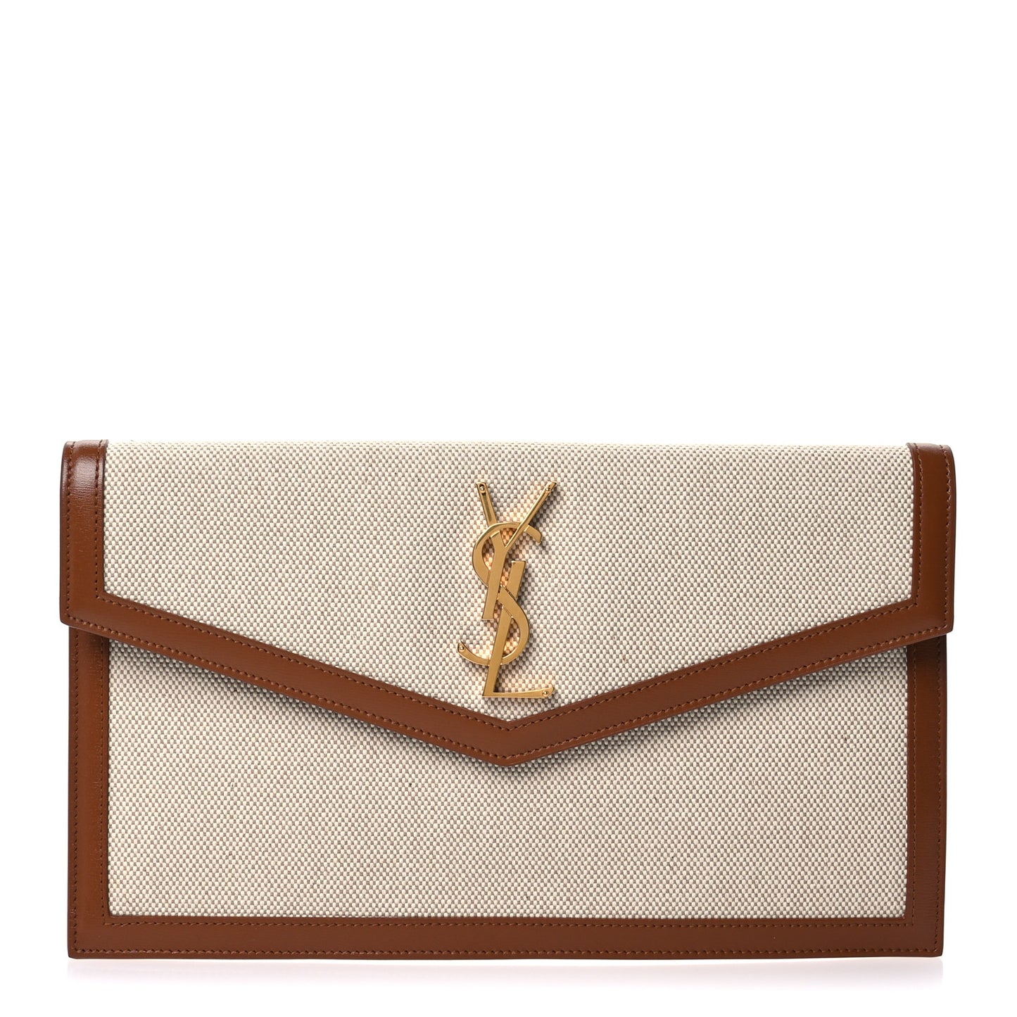 Canvas Uptown Pouch Natural Beige Brick