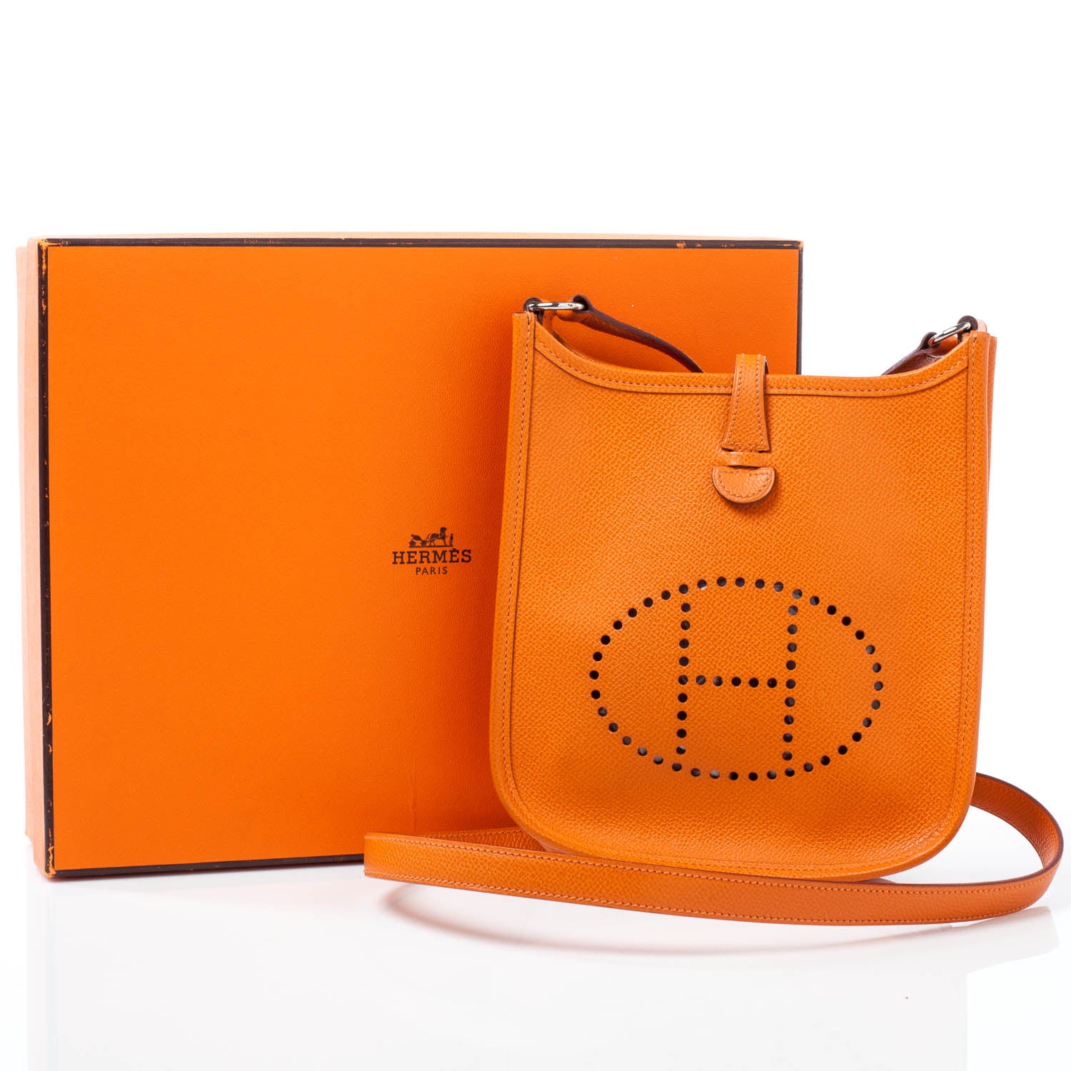 Hermes Epsom Evelyne TPM Orange 8 of 8