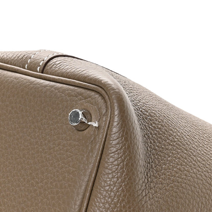 Hermes Taurillon Clemence Picotin Lock 18 PM Etoupe 10 of 13