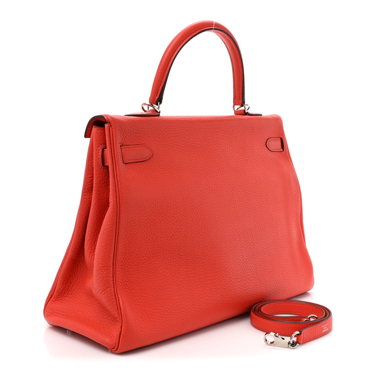 Hermes Taurillon Clemence Kelly Retourne 35 Capucine 3 of 15