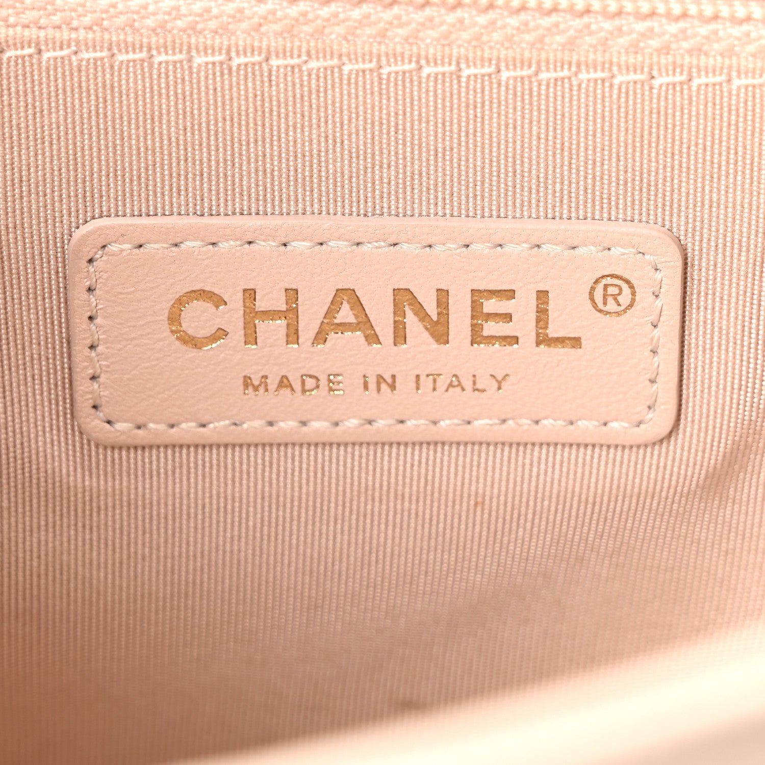 Chanel Caviar Chevron Quilted New Medium Boy Flap Beige 6 of 11
