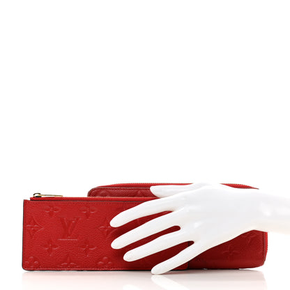 Louis Vuitton LOUIS VUITTON Empreinte Clemence Wallet Cherry 2 of 8