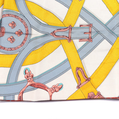 Hermes Silk Cavalcadour Maxi Twilly 3 of 3