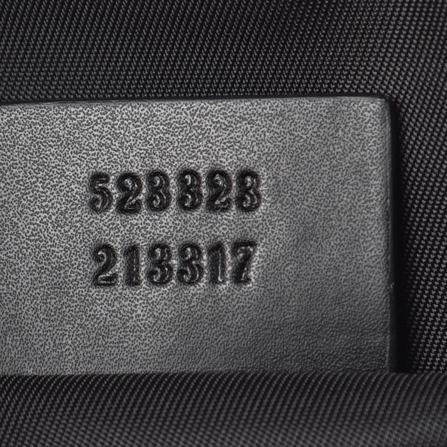 Gucci Canvas Web Tiger Embroidered Messenger Bag Black 7 of 7