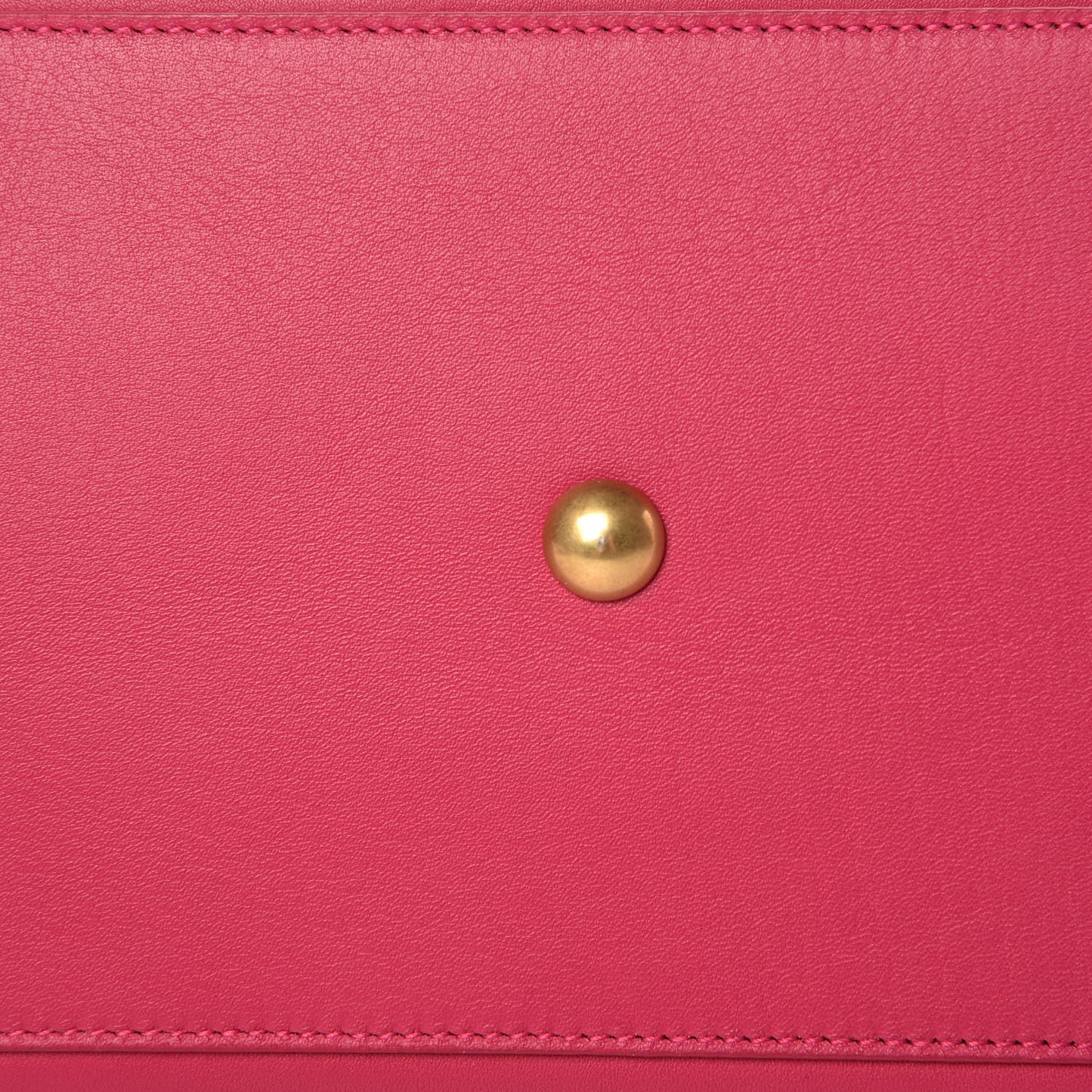 Calfskin Small Classic Y Cabas Fuchsia