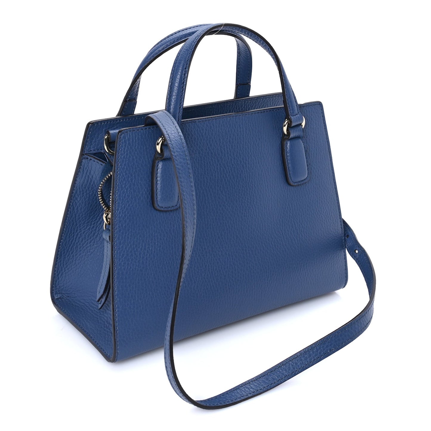 Dollar Calfskin Medium Soho Top Handle Satchel Caspian