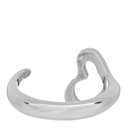 Tiffany Sterling Silver Elsa Peretti Open Heart Ring 57 8 3 of 5
