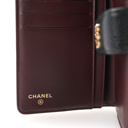 Chanel Caviar Quilted CC French Wallet Black 6 of 8