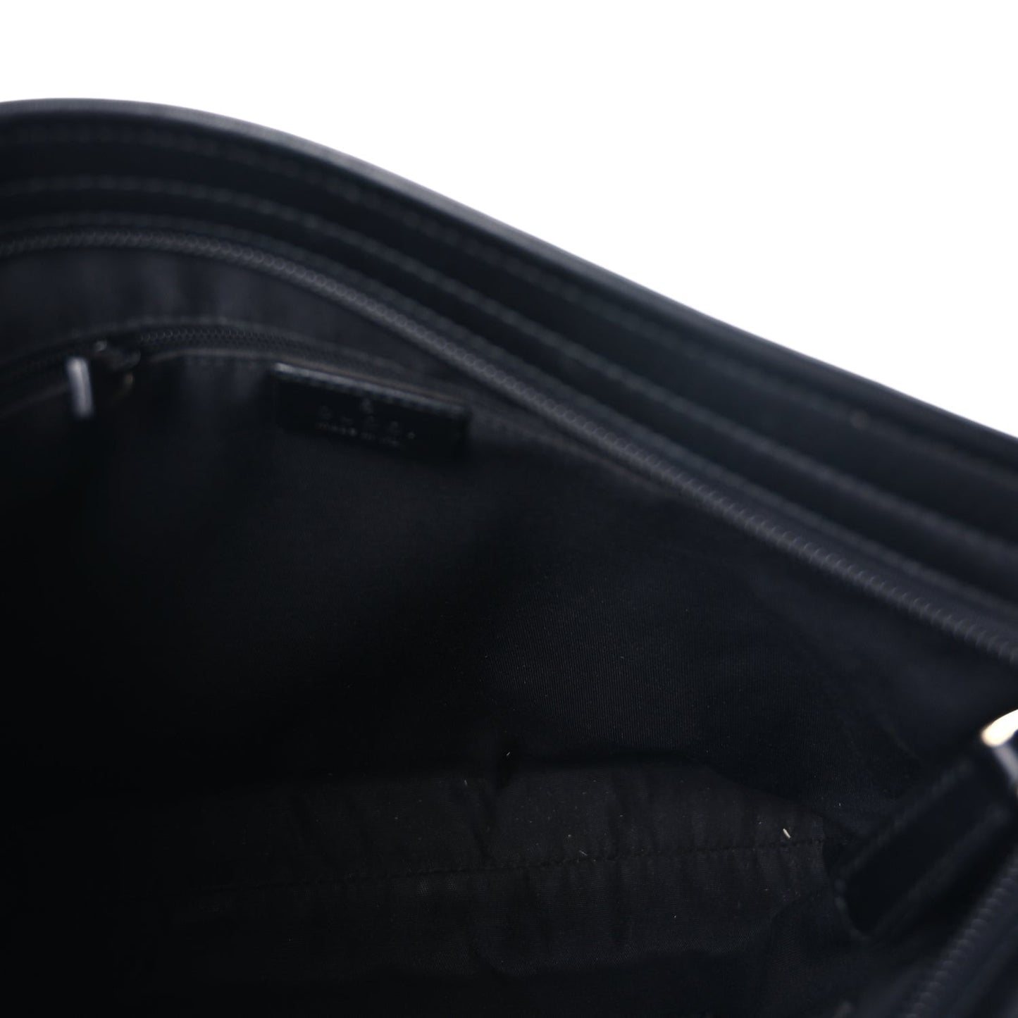 GG Monogram Web Flat Messenger Bag  Black