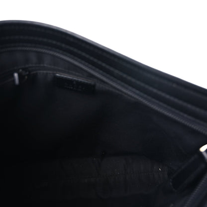 Gucci GG Monogram Web Flat Messenger Bag  Black 4 of 8